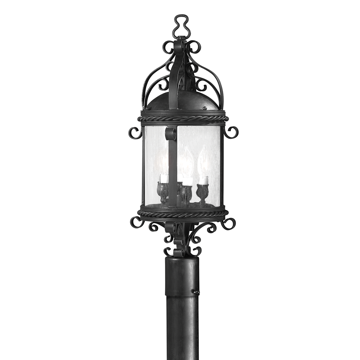 Pamplona Exterior Post — a Troy post for driveways, entry walkways, and garden paths at Laurie Yapp Home.