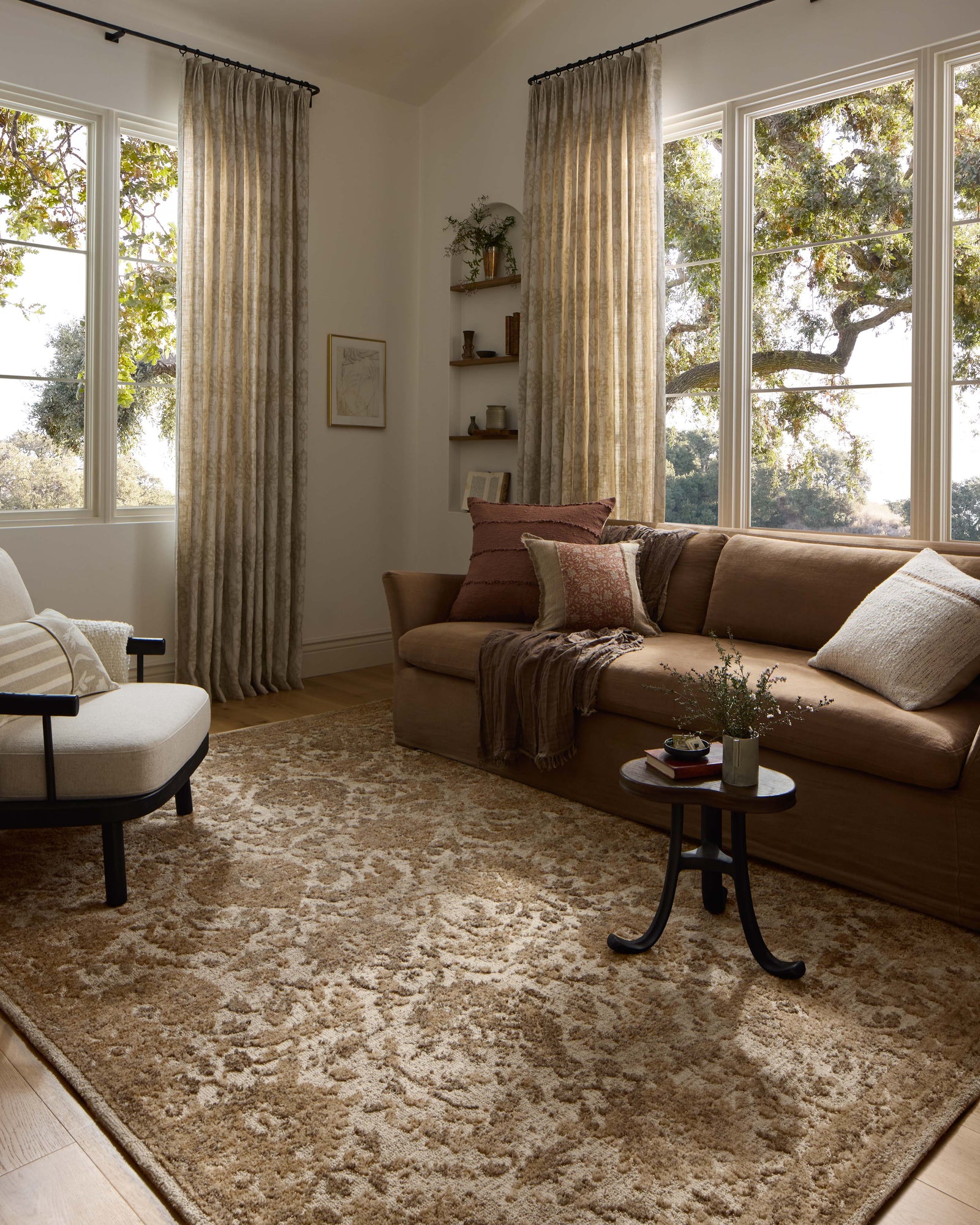 Percival Ivory / Natural — a Loloi rug at Laurie Yapp Home.