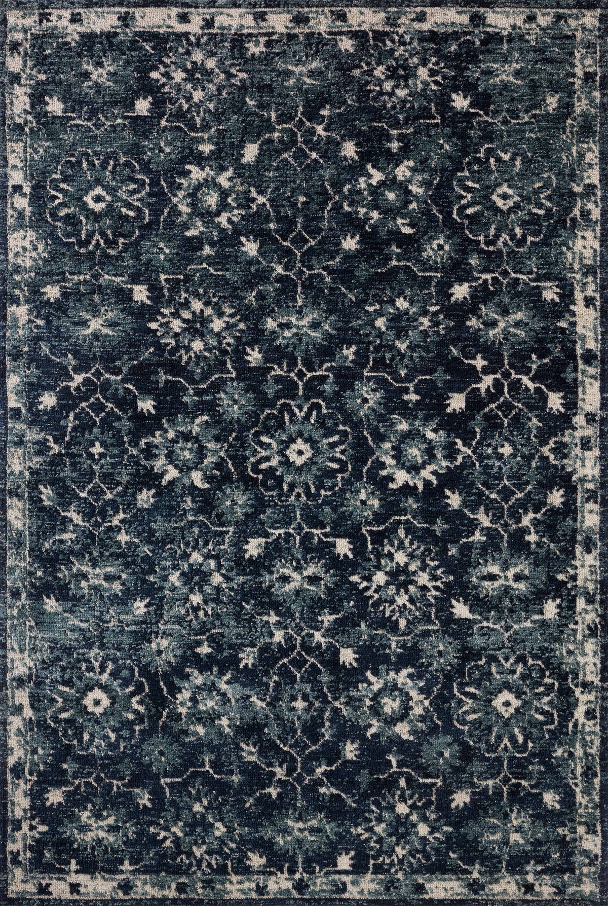 Percival Navy / Ivory — a Loloi rug at Laurie Yapp Home.