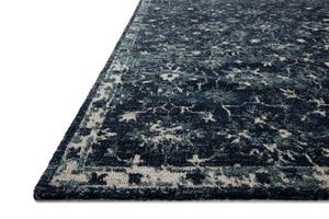 Percival Navy / Ivory shown from a different angle to reveal its pattern.