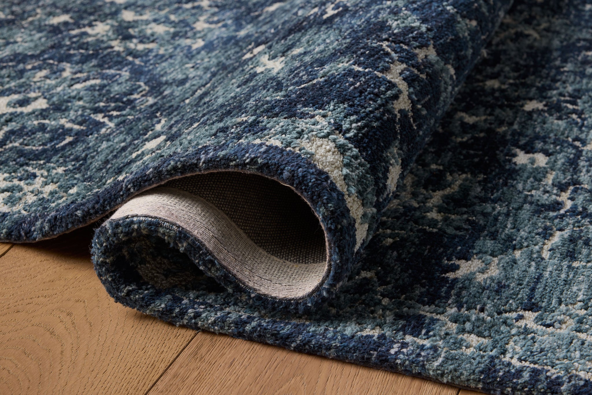 Percival Navy / Ivory shown from another angle.