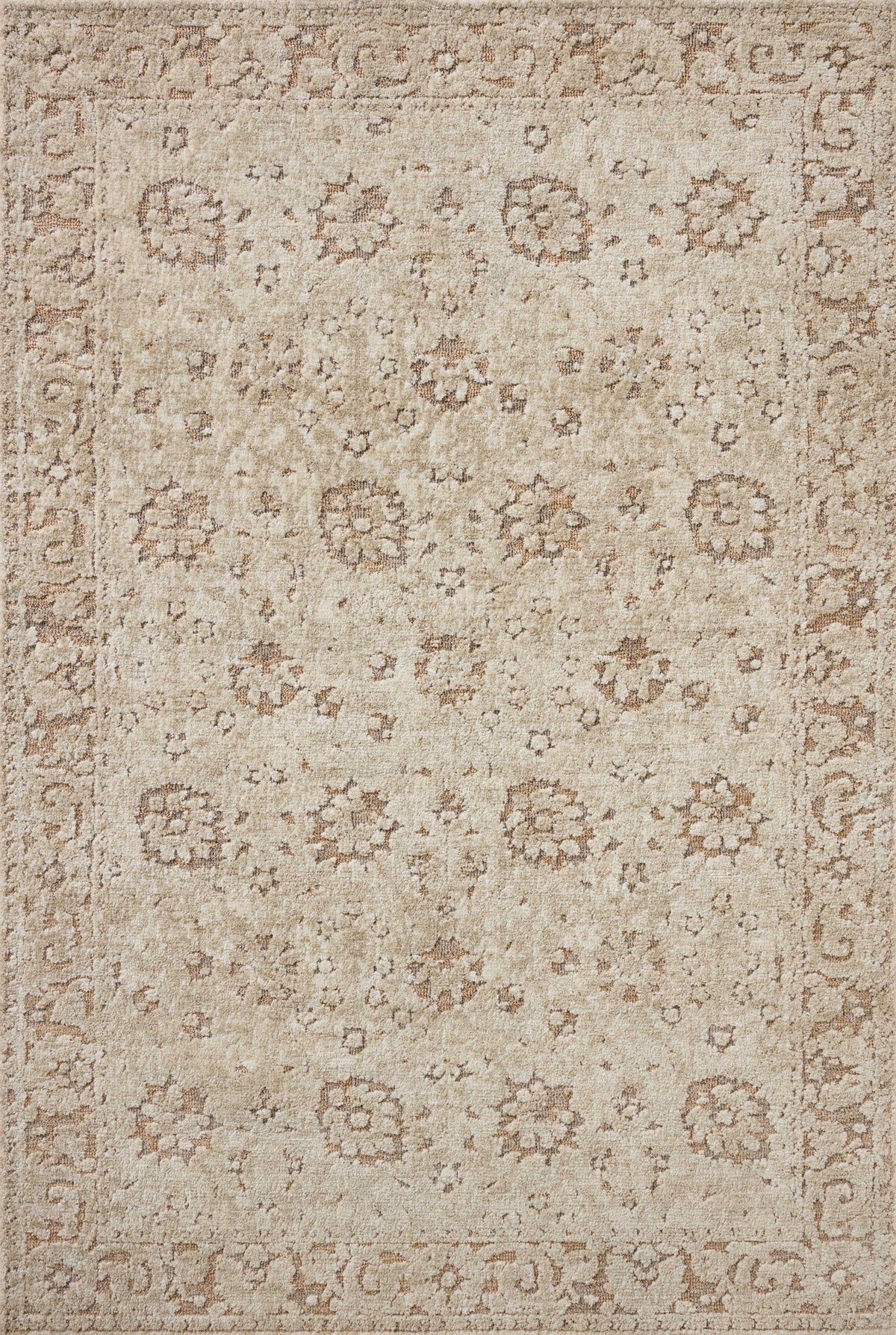Percival Natural / Salmon — a Loloi rug at Laurie Yapp Home.