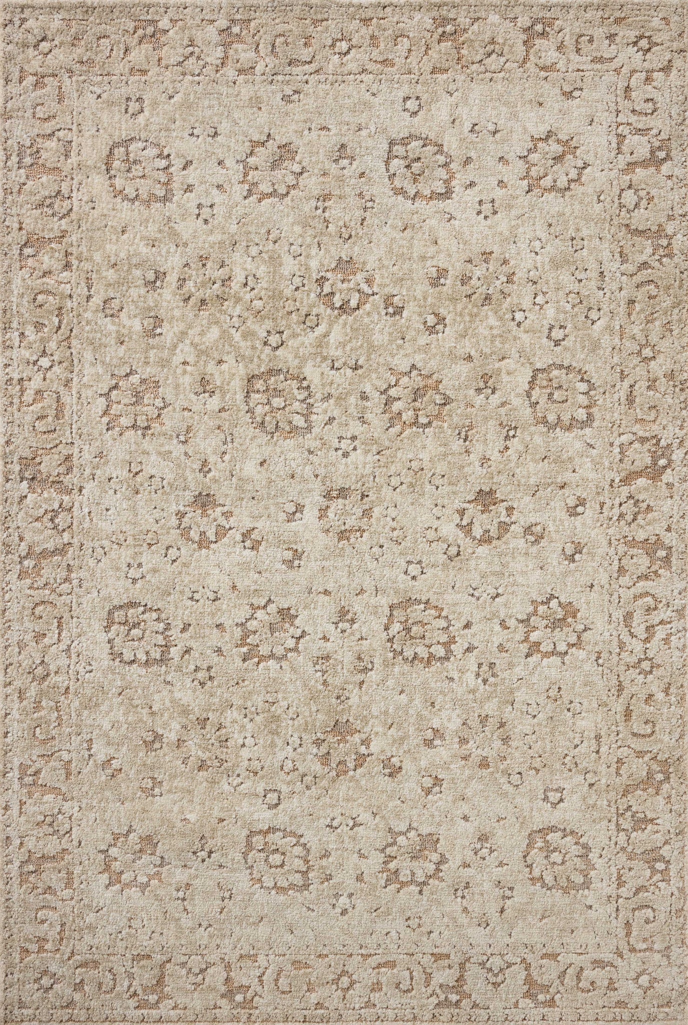 Percival Natural / Salmon — a Loloi rug at Laurie Yapp Home.