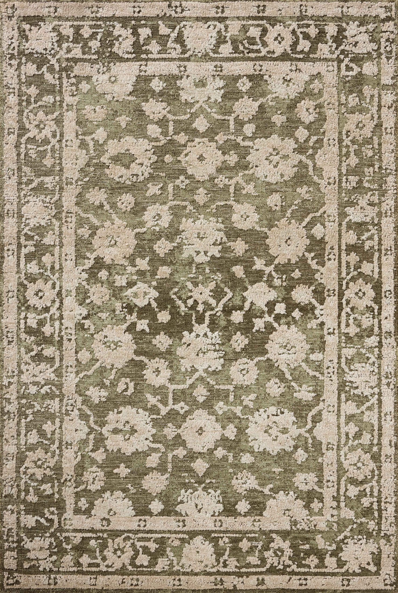 Percival Moss / Natural — a Loloi rug at Laurie Yapp Home.