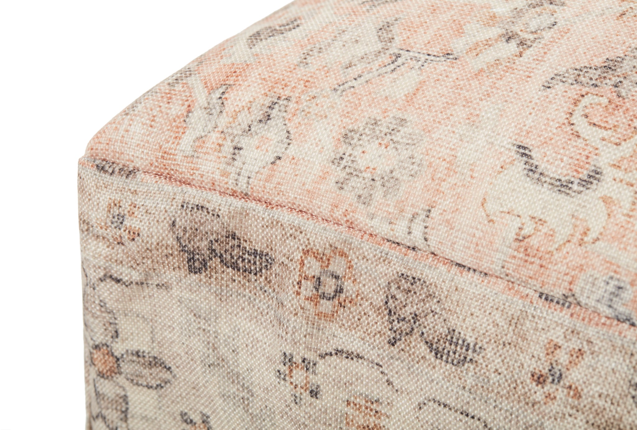 Poufs Blush / Multi shown from another angle.