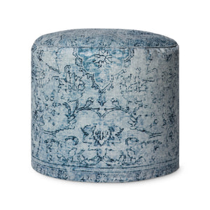 Slate Pouf — a Loloi pouf at Laurie Yapp Home.