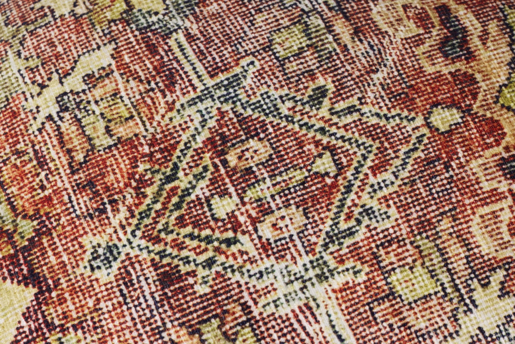 Spice Pouf shown from a different angle to reveal its pattern.
