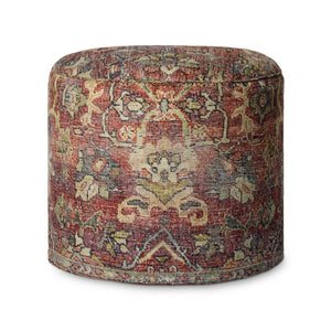 Spice Pouf — a Loloi pouf at Laurie Yapp Home.