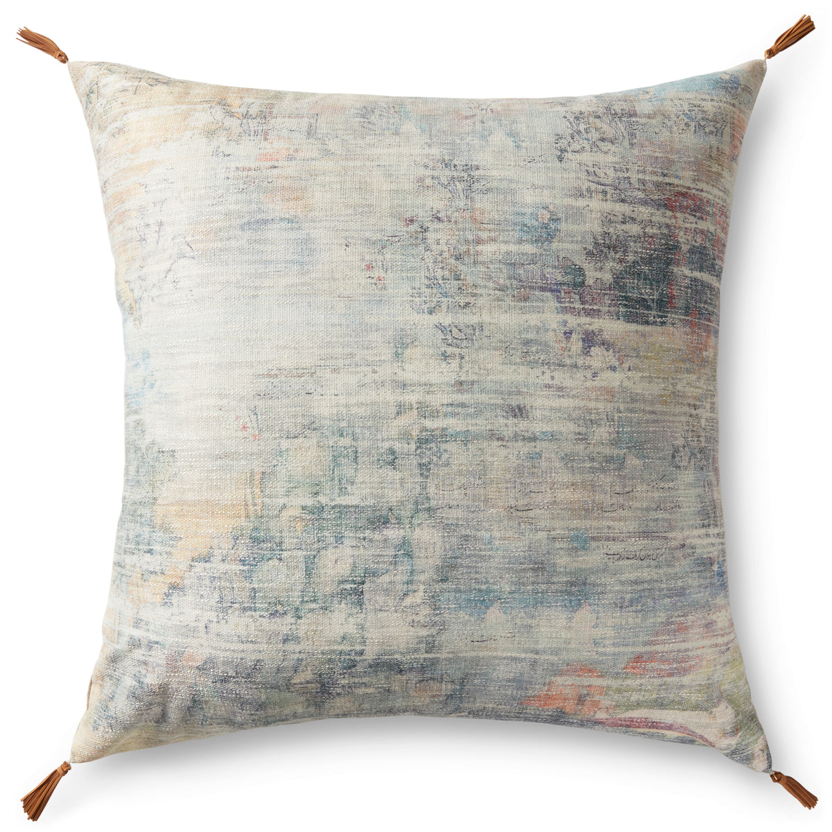Ivory / Multi Pillow (Pattern 2) — a Loloi pillow at Laurie Yapp Home.