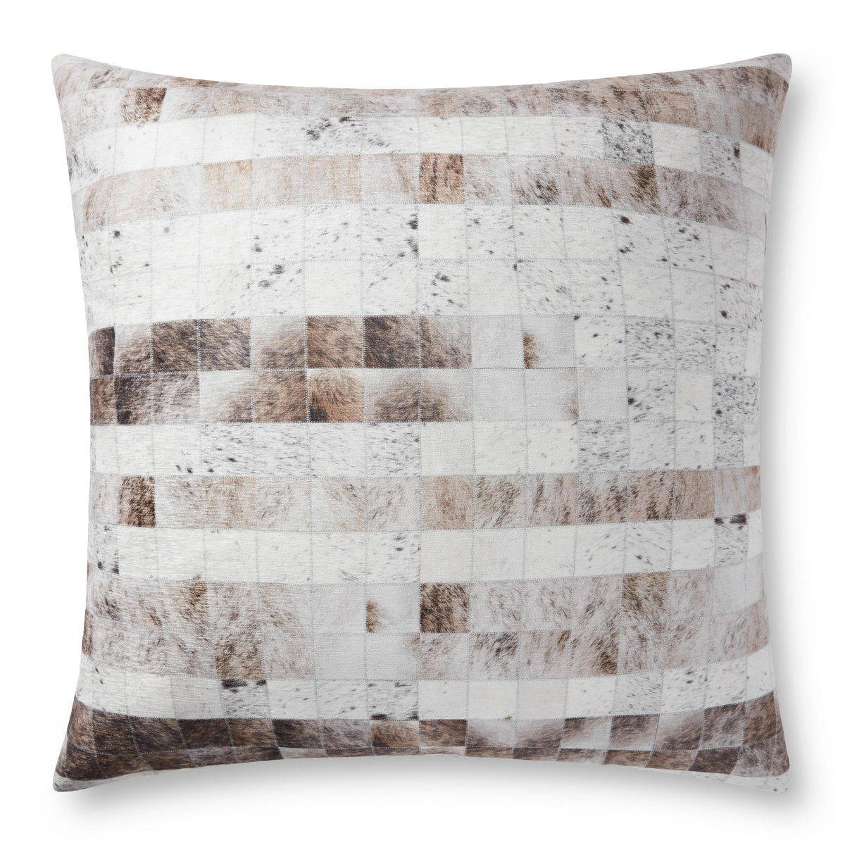 Grey / Multi Pillow (Pattern 3) — a Loloi pillow at Laurie Yapp Home.