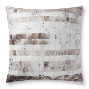 Grey / Multi Pillow (Pattern 3) — a Loloi pillow at Laurie Yapp Home.
