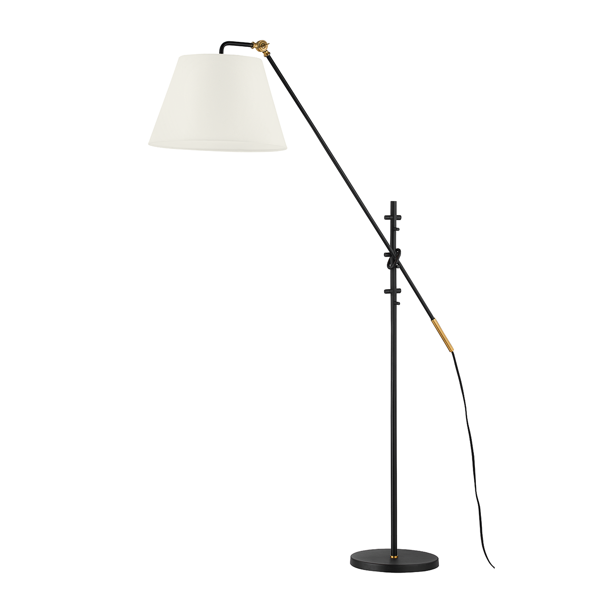 Navin Floor Lamp — a Troy floor lamp for living rooms and reading nooks at Laurie Yapp Home.