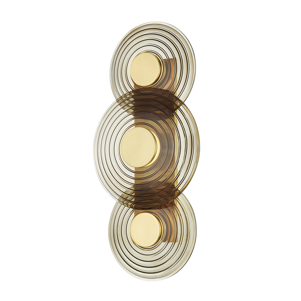 Griston Wall Sconce 12" x 25.75" in aged brass — a Hudson Valley wall sconce for bathrooms, hallways, and living rooms at Laurie Yapp Home.