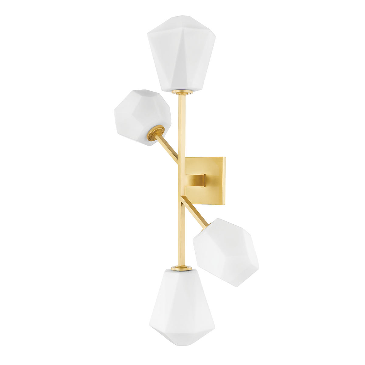 Tring Wall Sconce in aged brass — a Hudson Valley wall sconce for bathrooms, hallways, and living rooms at Laurie Yapp Home.