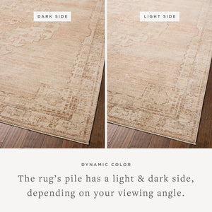 Palma Spice / Natural shown from a different angle to reveal its pattern.