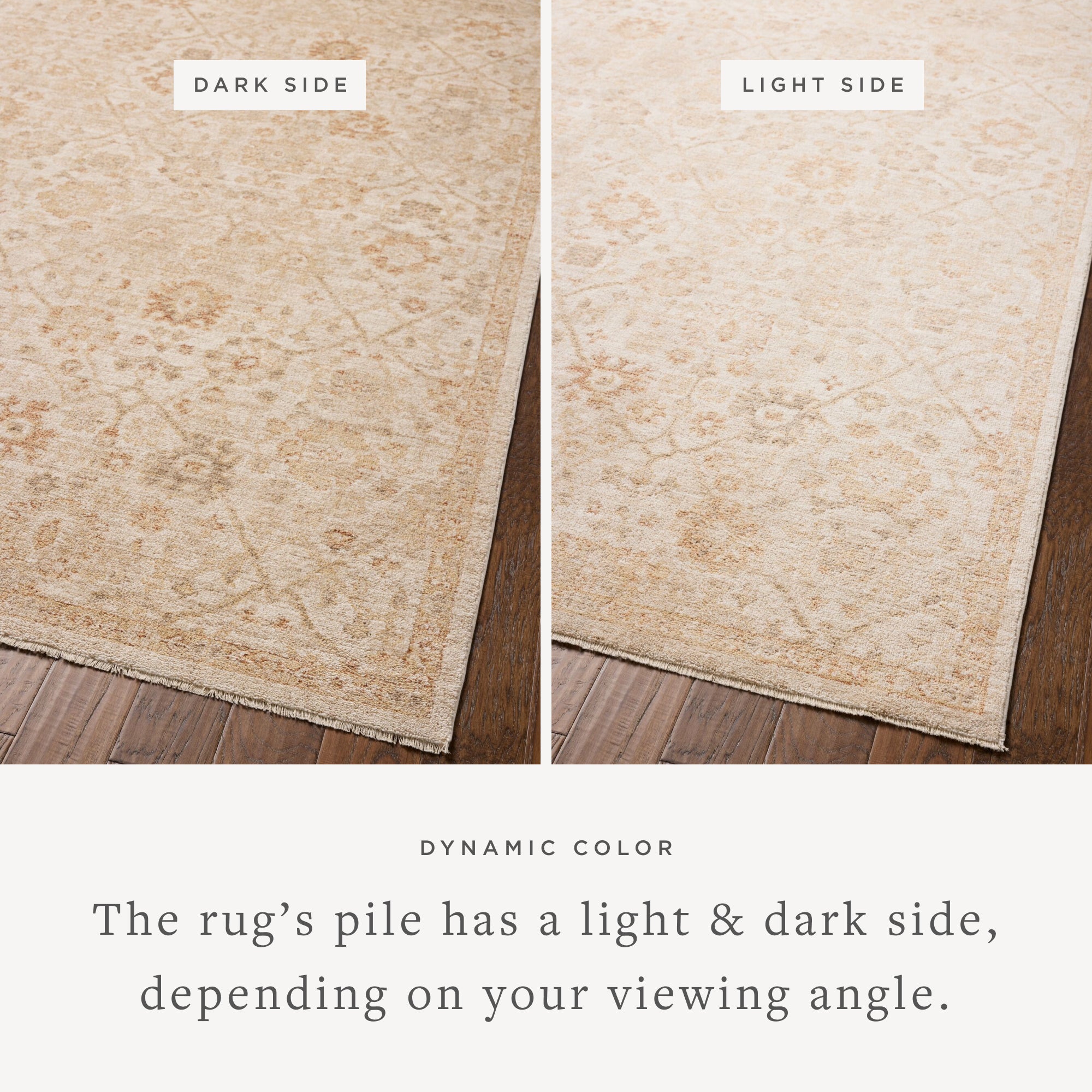 Palma Natural / Spice shown from a different angle to reveal its pattern.