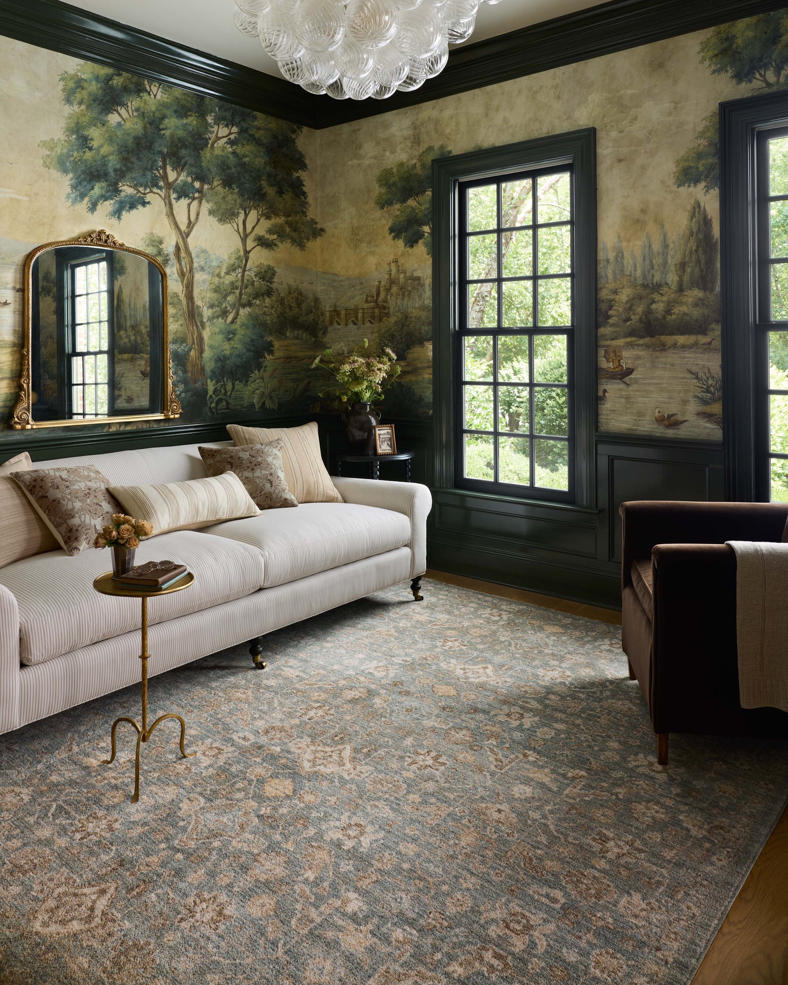 Palma Blue / Natural — a Loloi rug at Laurie Yapp Home.