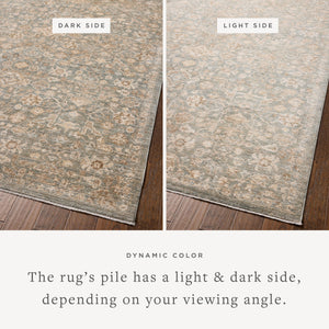 Palma Blue / Natural shown from a different angle to reveal its pattern.