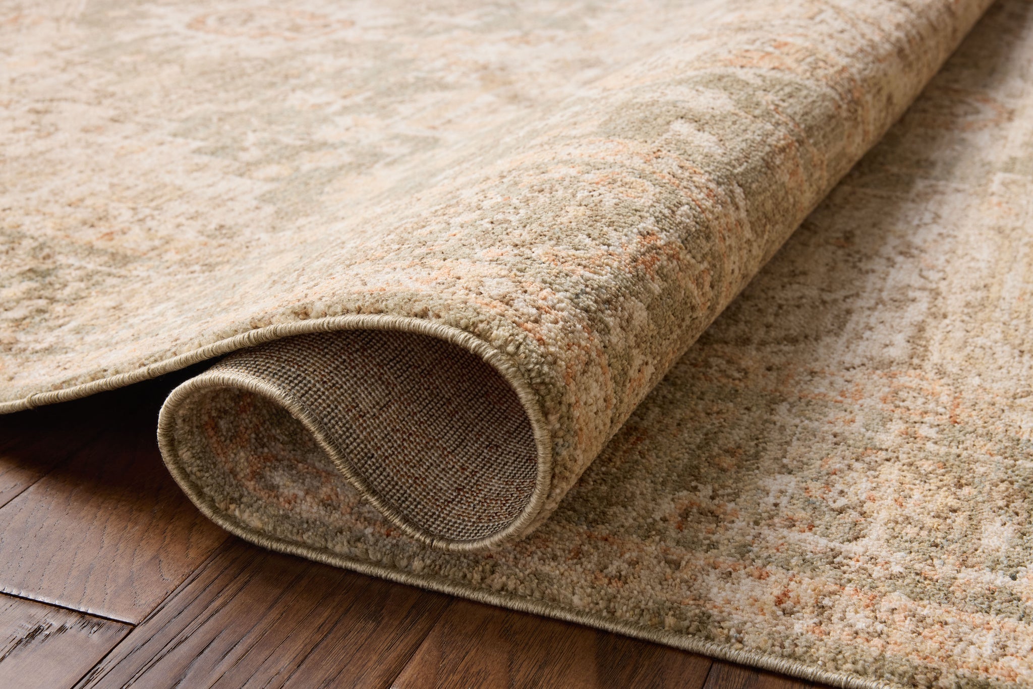 Palma Olive / Spice shown from a different angle to reveal its pattern.