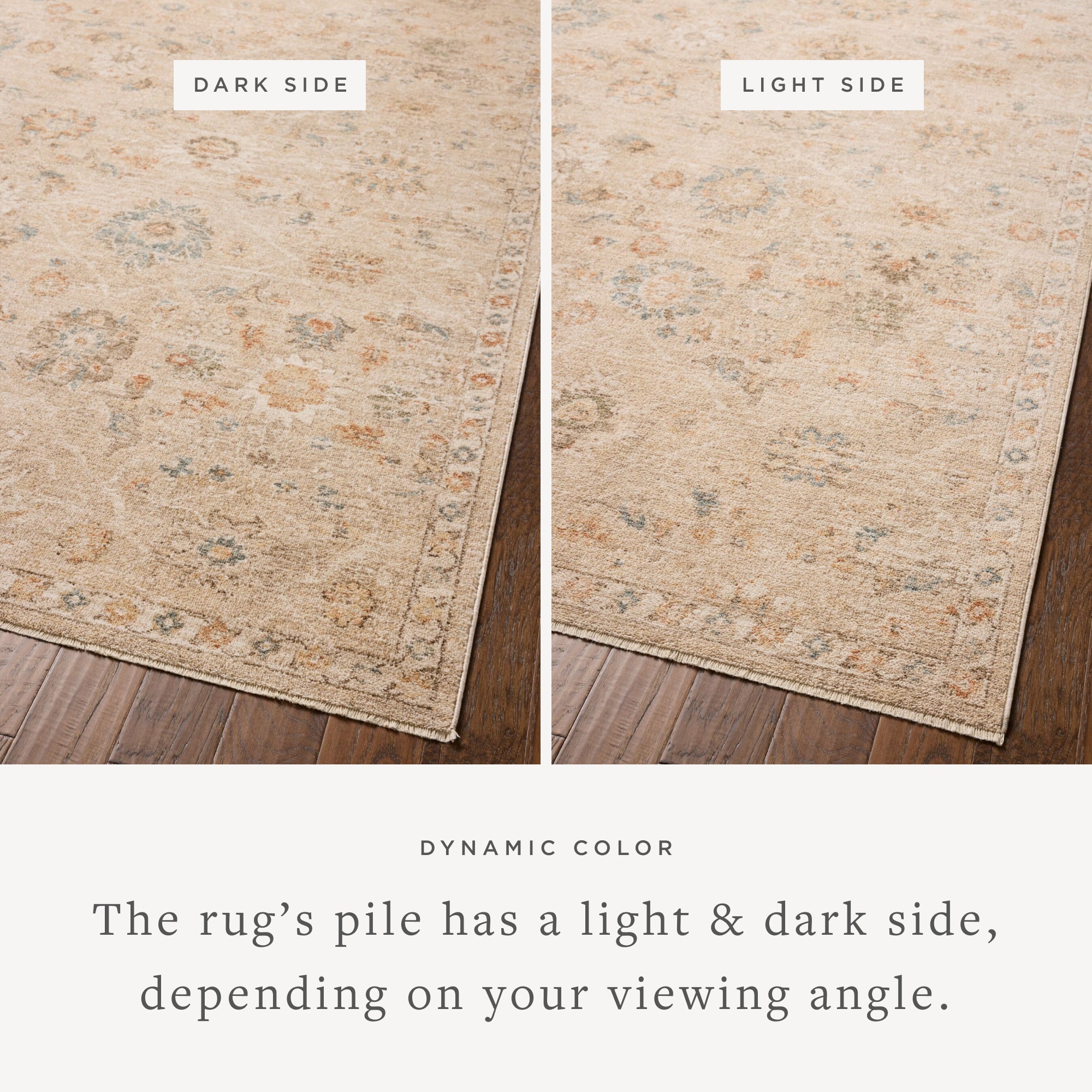 Palma Natural / Multi shown from a different angle to reveal its pattern.