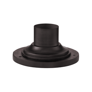 Exterior Accessory Exterior Post 8" x 4" shown from the front to reveal the lantern frame and glass panel detail.