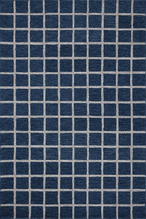 Polly Navy / Silver — a Loloi rug at Laurie Yapp Home.