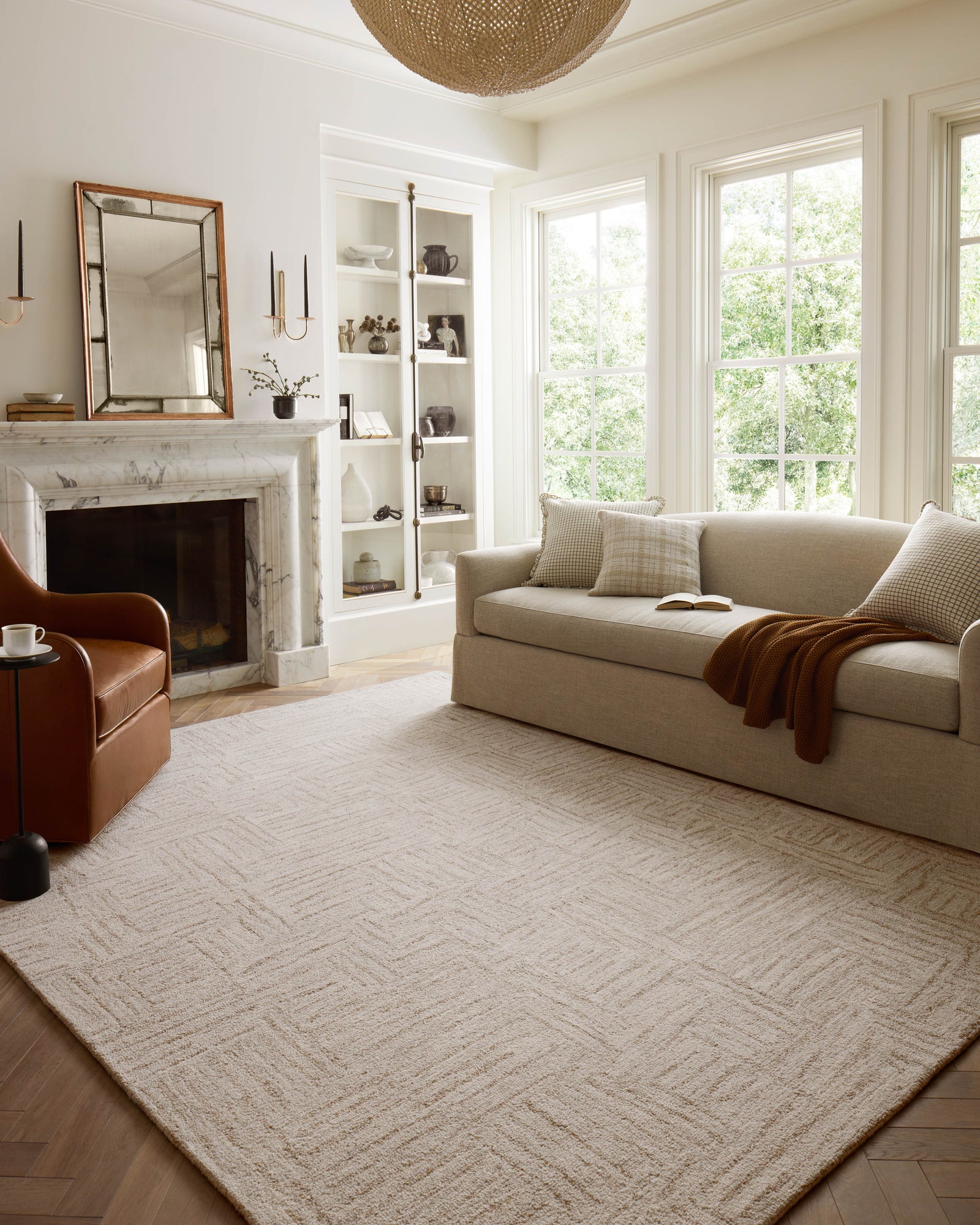 Polly Smoke / Sand — a Loloi rug at Laurie Yapp Home.