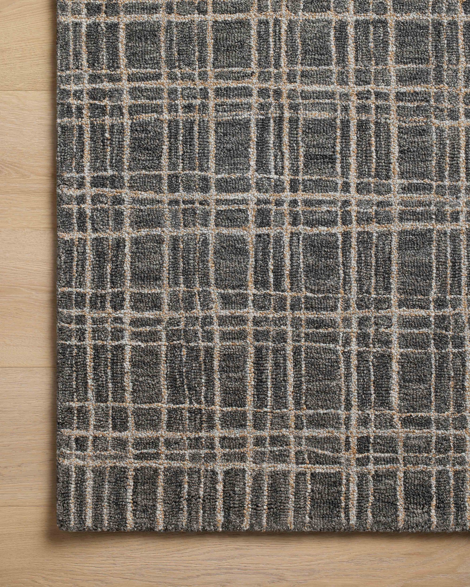 Polly Graphite / Pebble shown from a different angle to reveal its pattern.