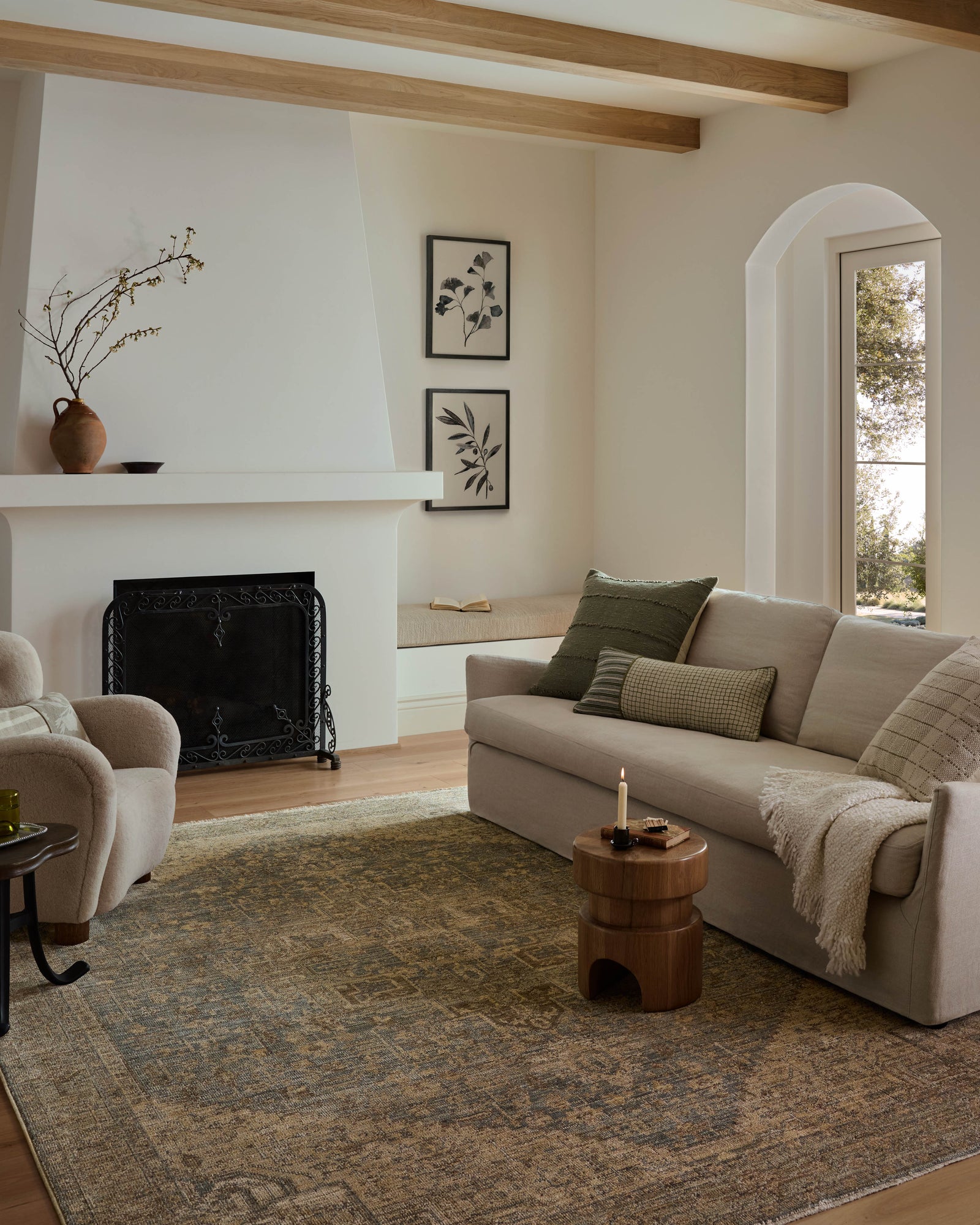 Priscilla Blue / Bark — a Loloi rug at Laurie Yapp Home.