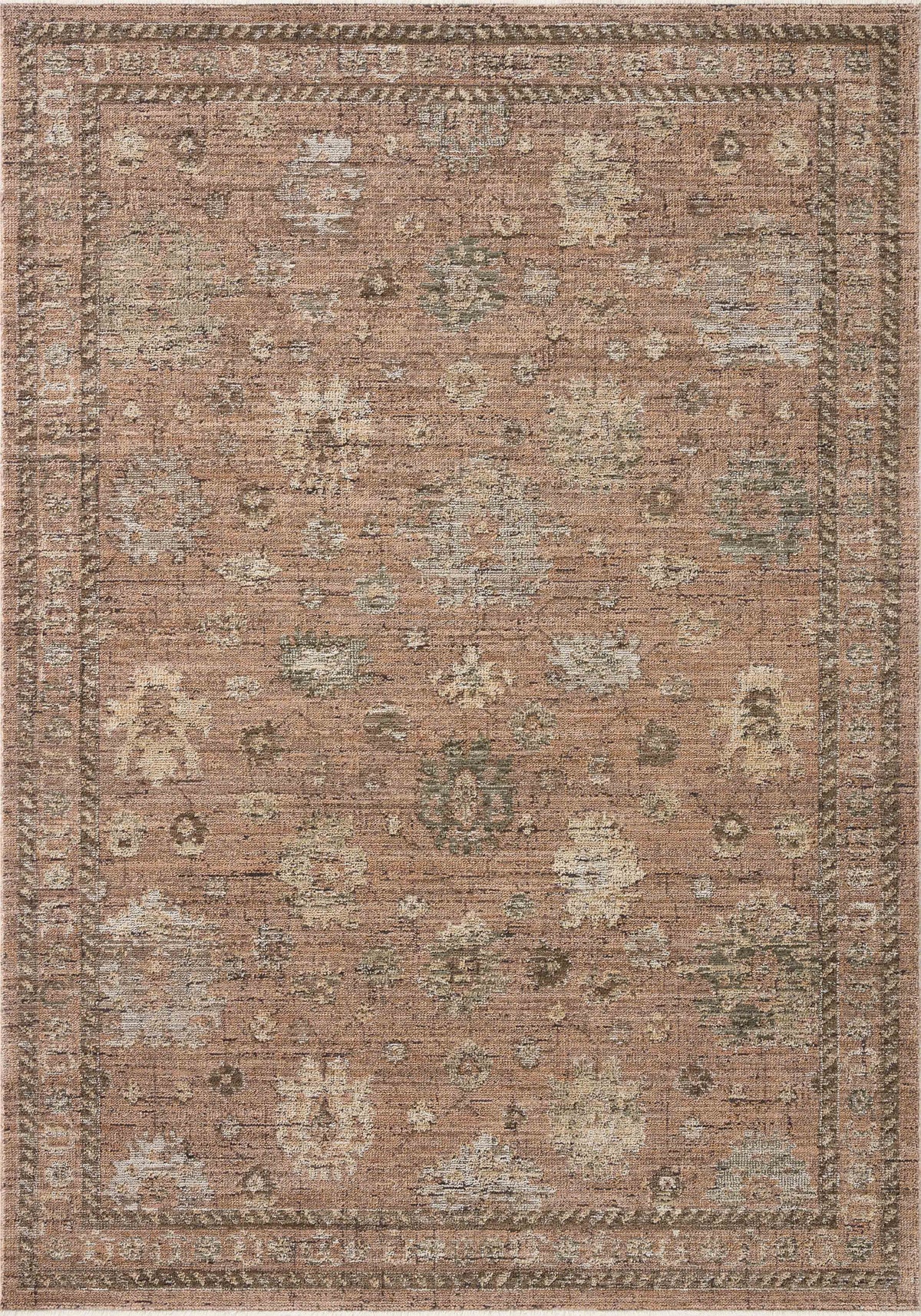 Priscilla Blush / Multi — a Loloi rug at Laurie Yapp Home.