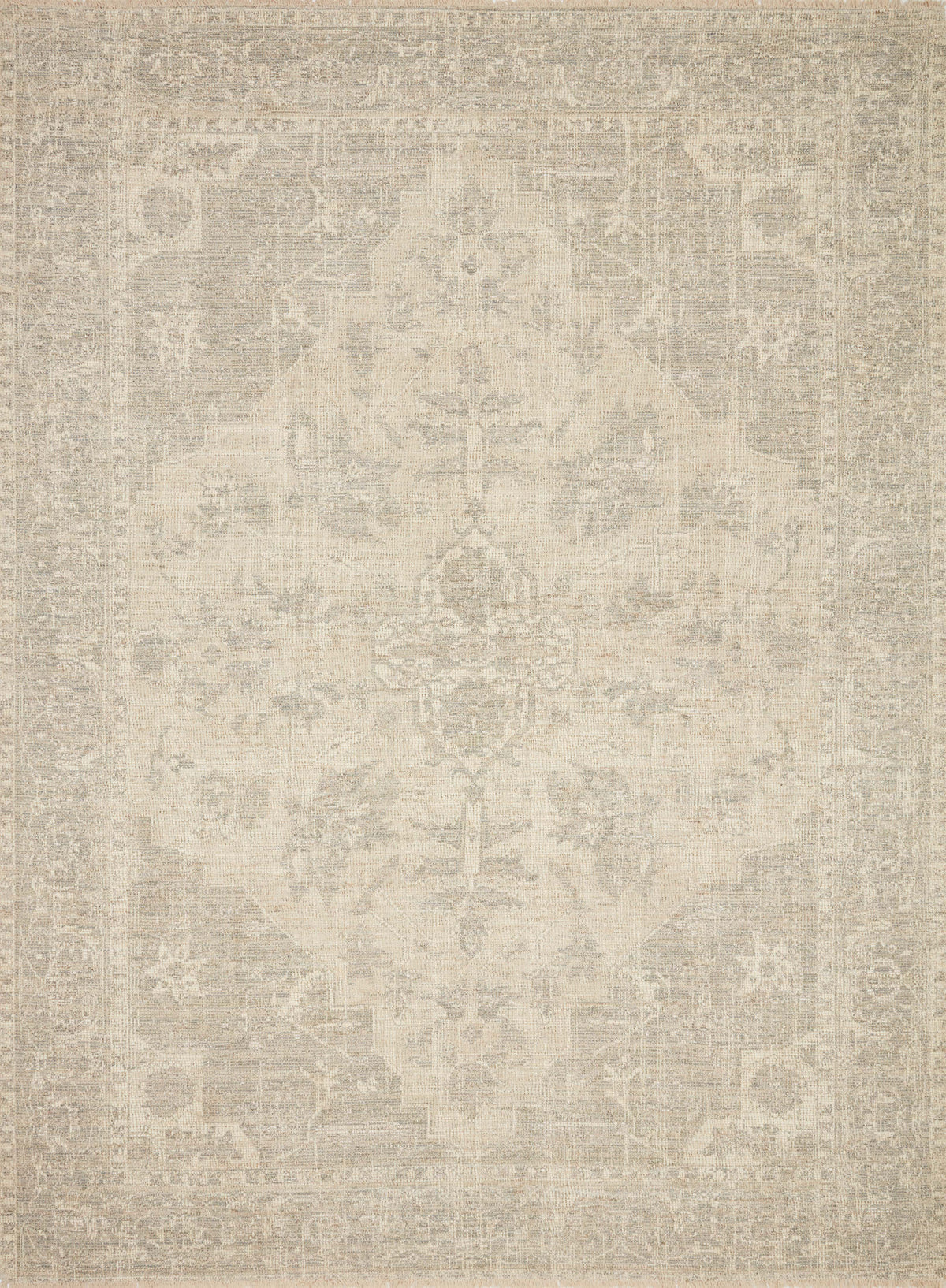 Priya Ivory / Grey — a Loloi rug at Laurie Yapp Home.