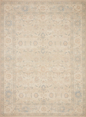 Priya Natural / Blue — a Loloi rug at Laurie Yapp Home.