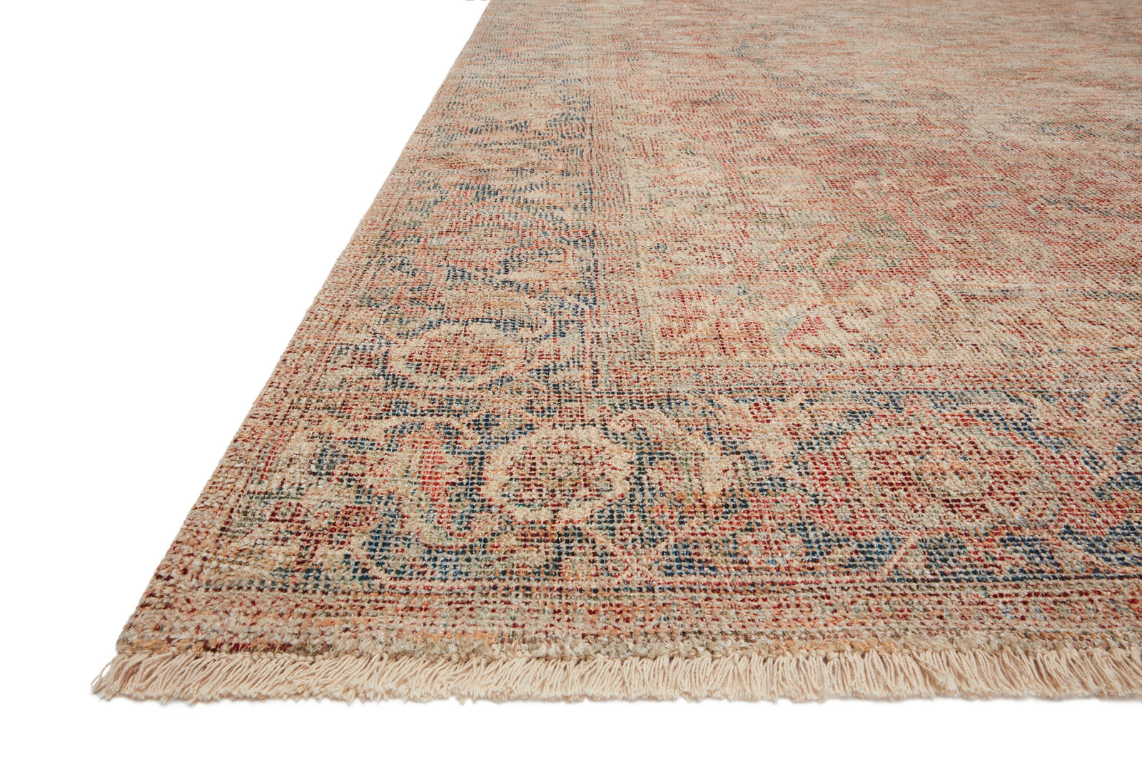 Priya Brick / Navy — a Loloi rug at Laurie Yapp Home.