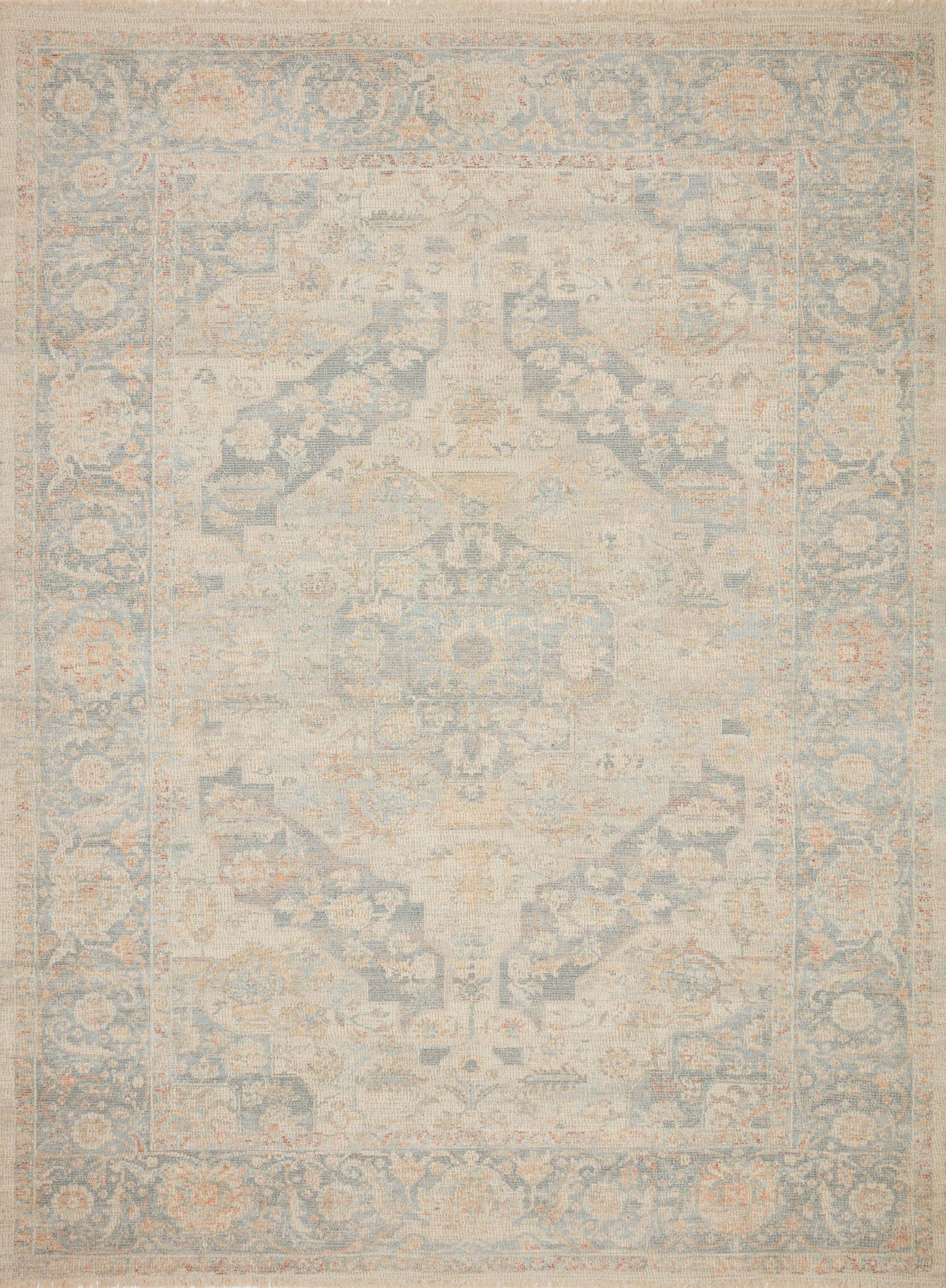 Priya Bone / Bluestone — a Loloi rug at Laurie Yapp Home.