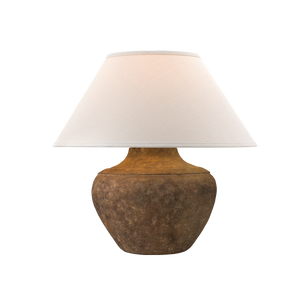 Calabria Table Lamp 20" — a Troy table lamp for living rooms, entries, and bedrooms at Laurie Yapp Home.