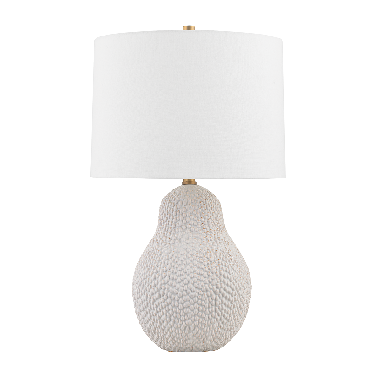 Crater Table Lamp — a Troy table lamp for living rooms, entries, and bedrooms at Laurie Yapp Home.