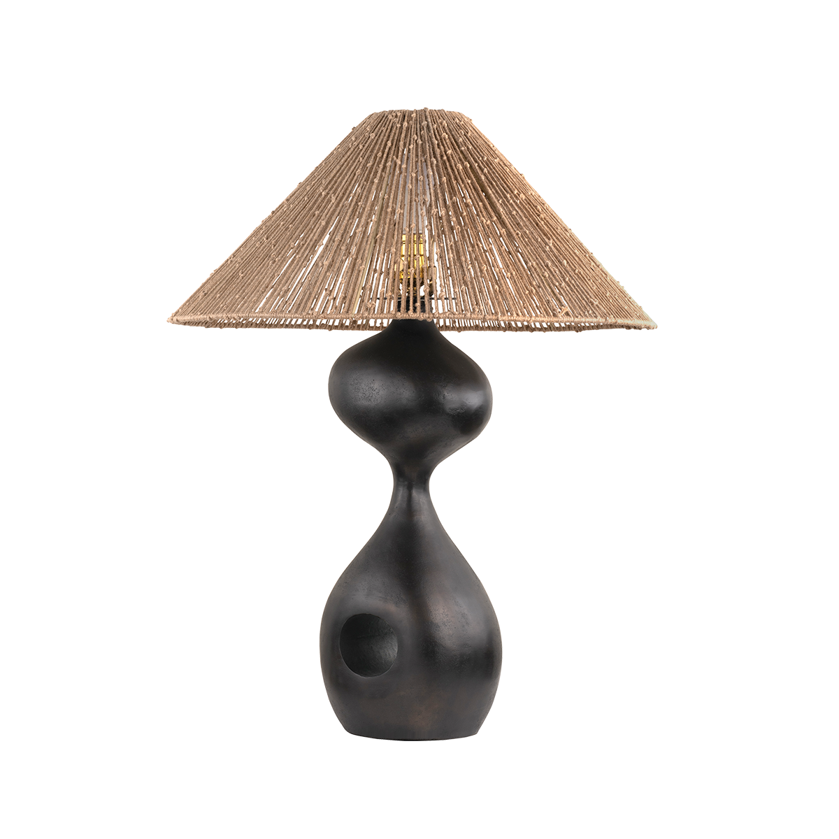 Rhu Table Lamp — a Troy table lamp for living rooms, entries, and bedrooms at Laurie Yapp Home.