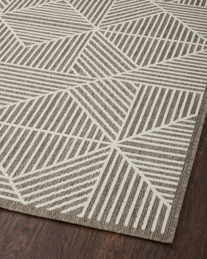 Rainier Natural / Ivory (Pattern 1) shown from a different angle to reveal its pattern.