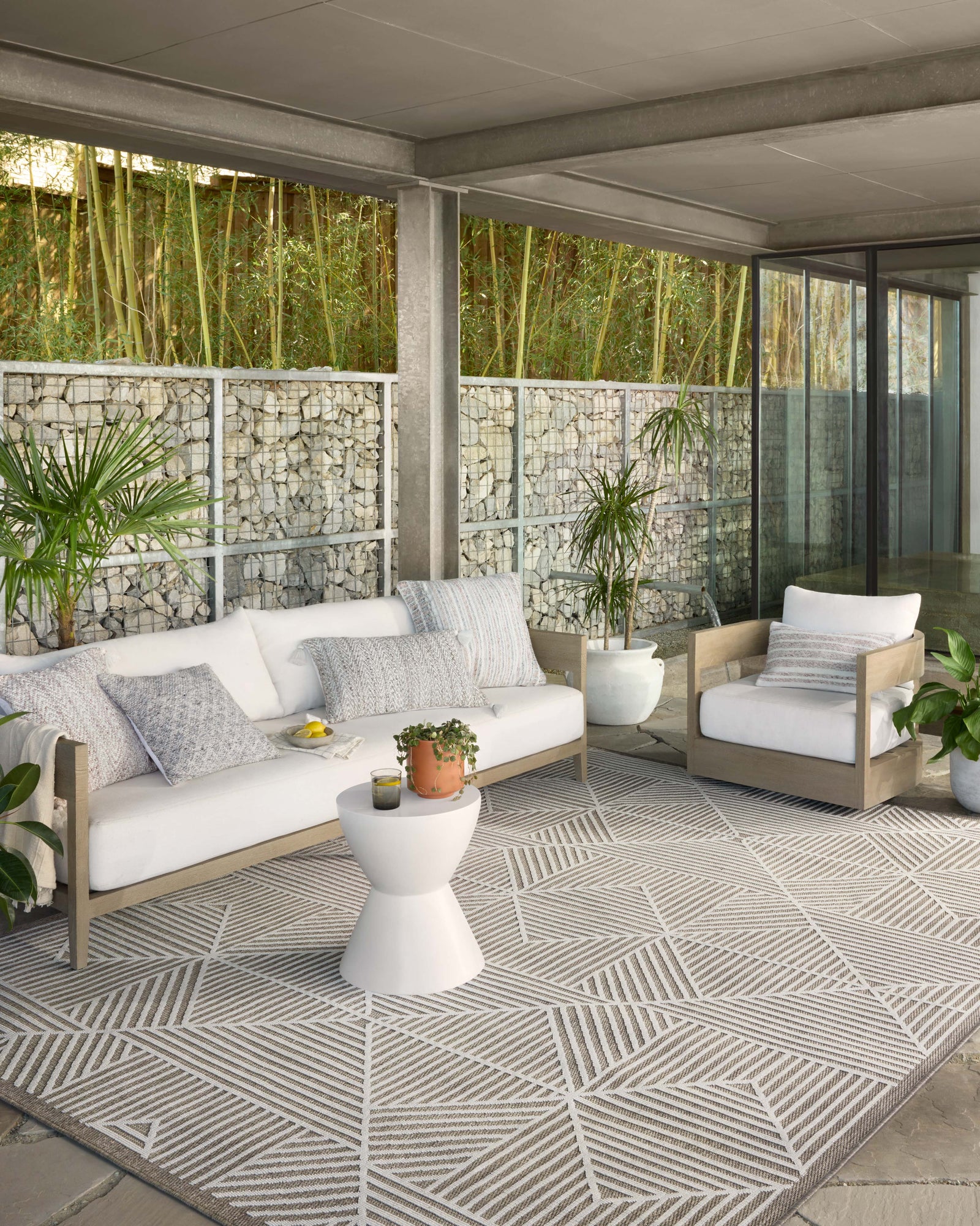 Rainier Natural / Ivory (Pattern 1) — a Loloi rug at Laurie Yapp Home.
