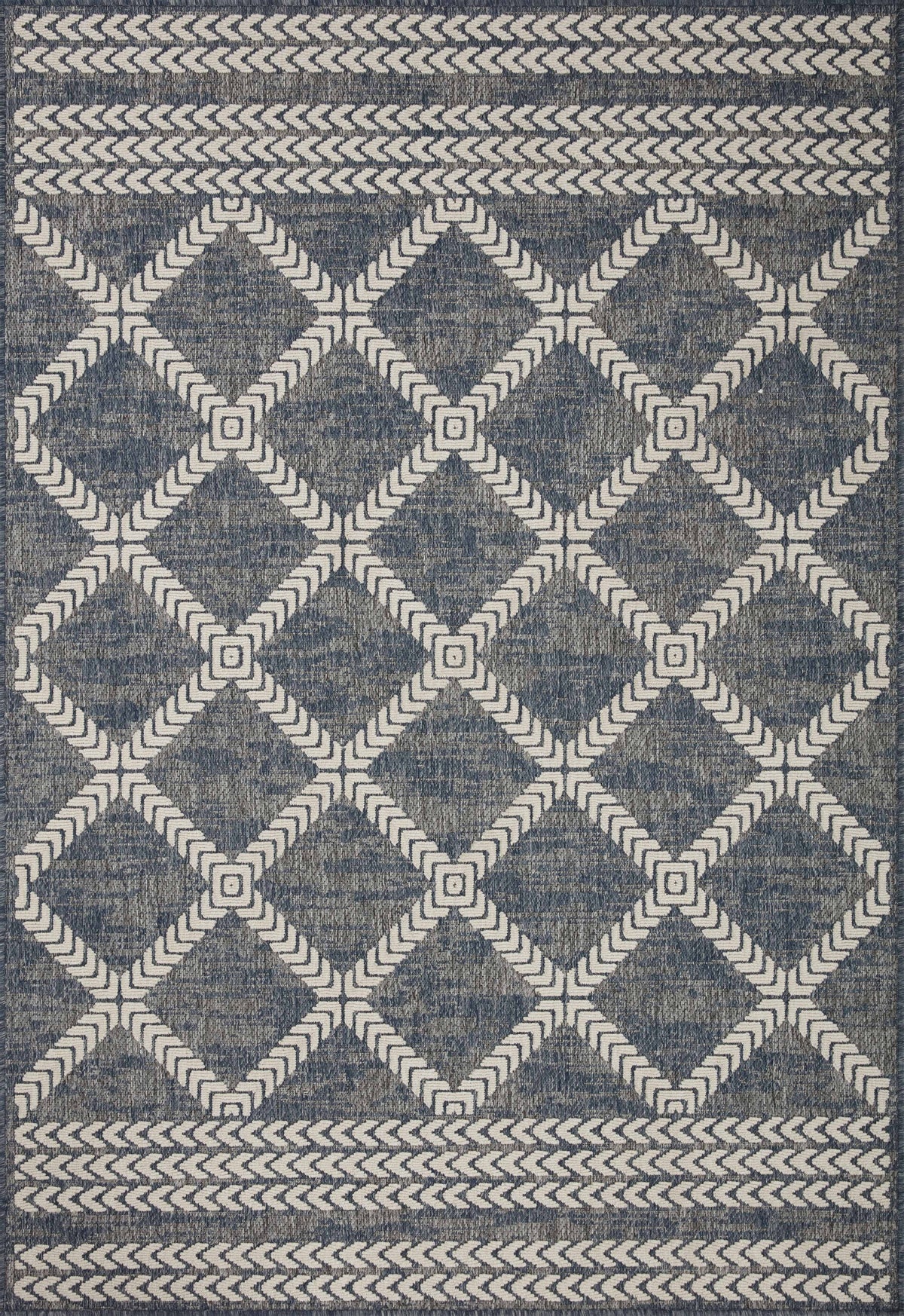 Rainier Denim / Ivory (Pattern 2) — a Loloi rug at Laurie Yapp Home.