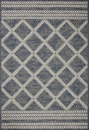 Rainier Denim / Ivory (Pattern 2) — a Loloi rug at Laurie Yapp Home.