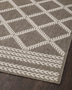 Rainier Natural / Ivory (Pattern 2) shown from a different angle to reveal its pattern.