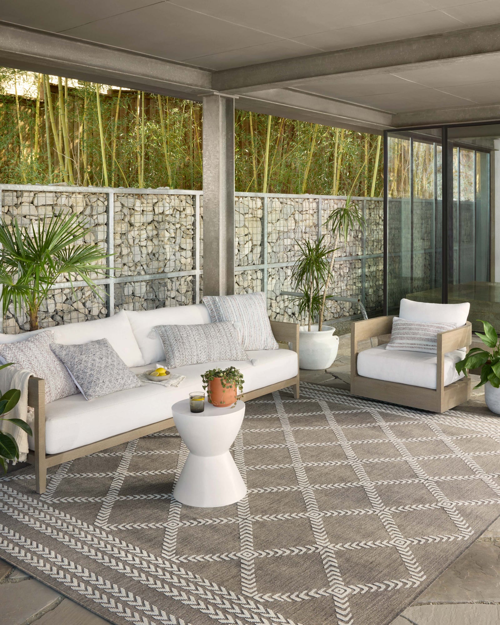 Rainier Natural / Ivory (Pattern 2) — a Loloi rug at Laurie Yapp Home.