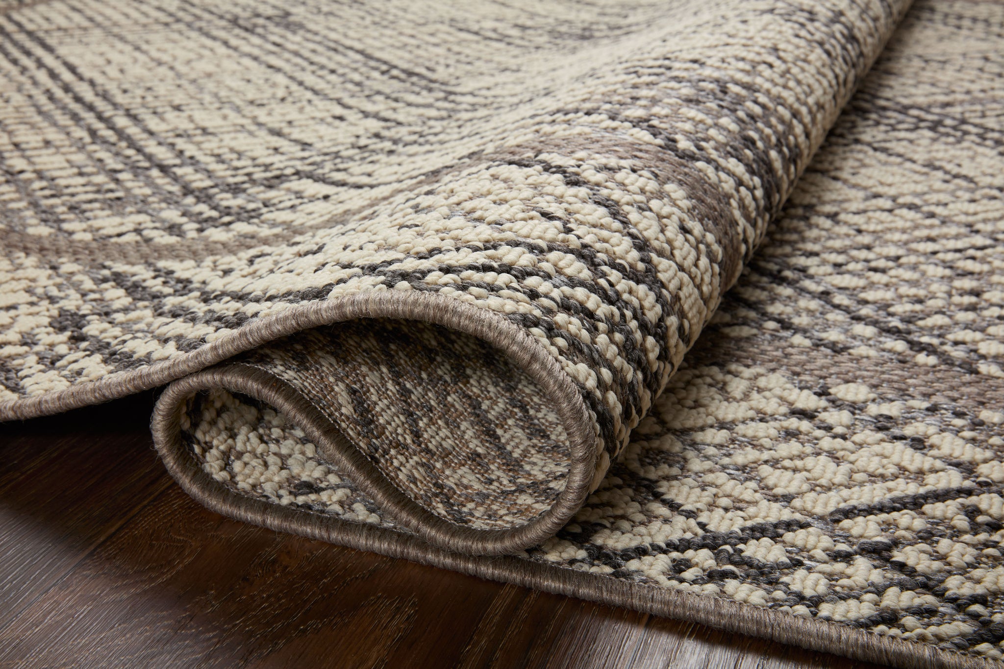 Rainier Ivory / Charcoal shown from another angle.