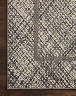 Rainier Ivory / Charcoal shown from a different angle to reveal its pattern.