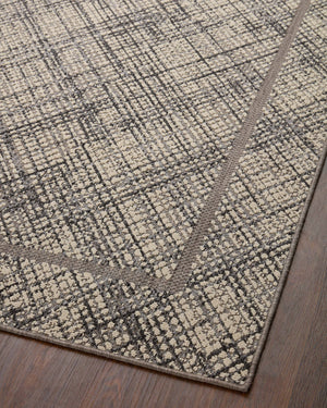Rainier Ivory / Charcoal shown from a different angle to reveal its pattern.