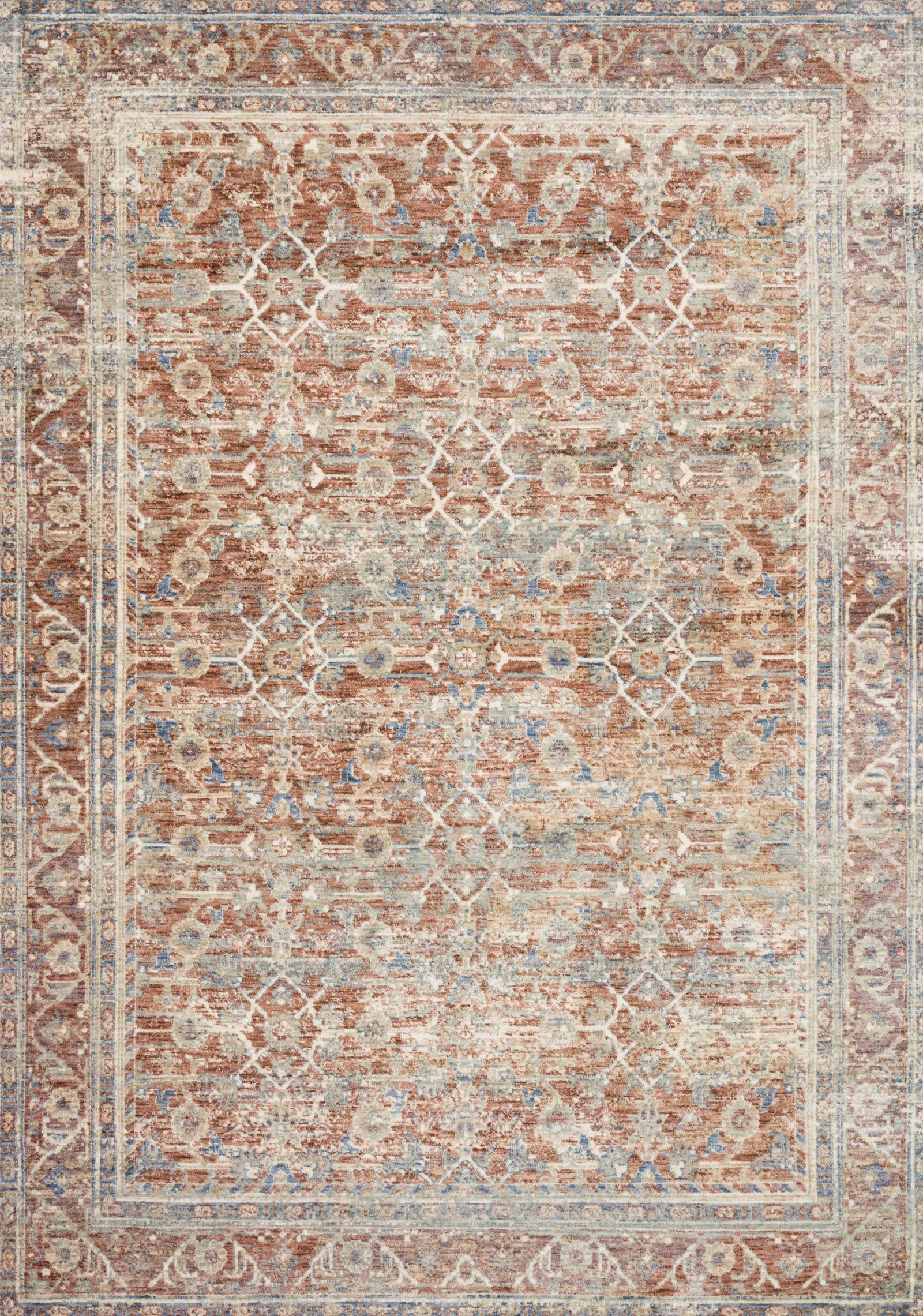 Revere Terracotta / Multi — a Loloi rug at Laurie Yapp Home.