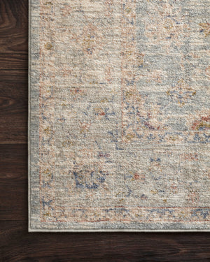 Revere Light Blue / Multi shown from a different angle to reveal its pattern.