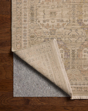 Reign Linen / Lilac shown in a styled living room vignette at Laurie Yapp Home.