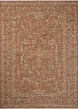 Reign Terracotta / Sky — a Loloi rug at Laurie Yapp Home.